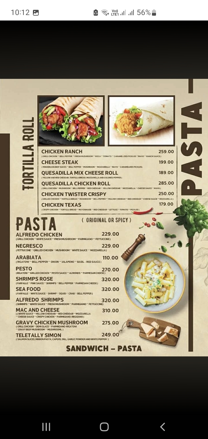 Retro playstation & cafe menu photo 6