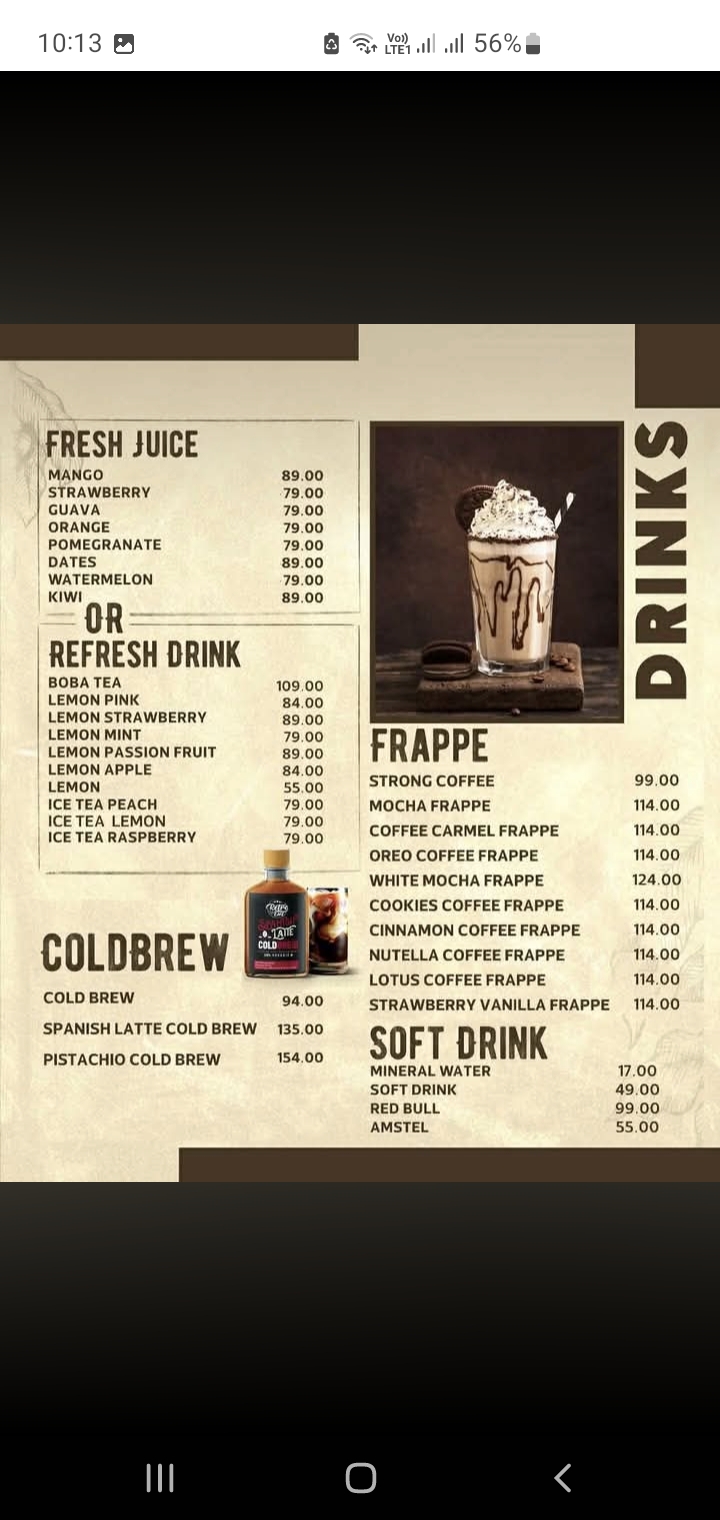 Retro playstation & cafe menu photo 4