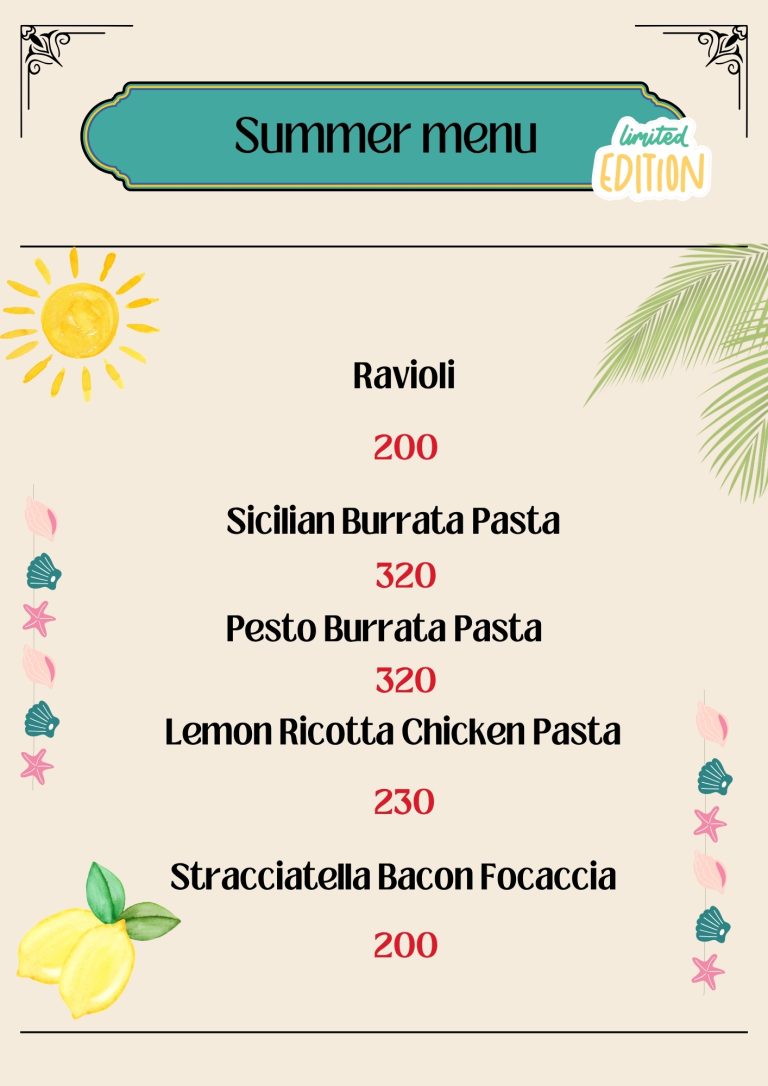 pentola café & restaurant menu photo 11