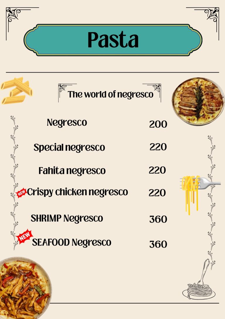 pentola café & restaurant menu photo 13