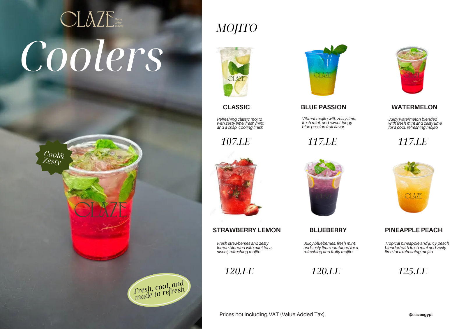 Claze menu photo 10