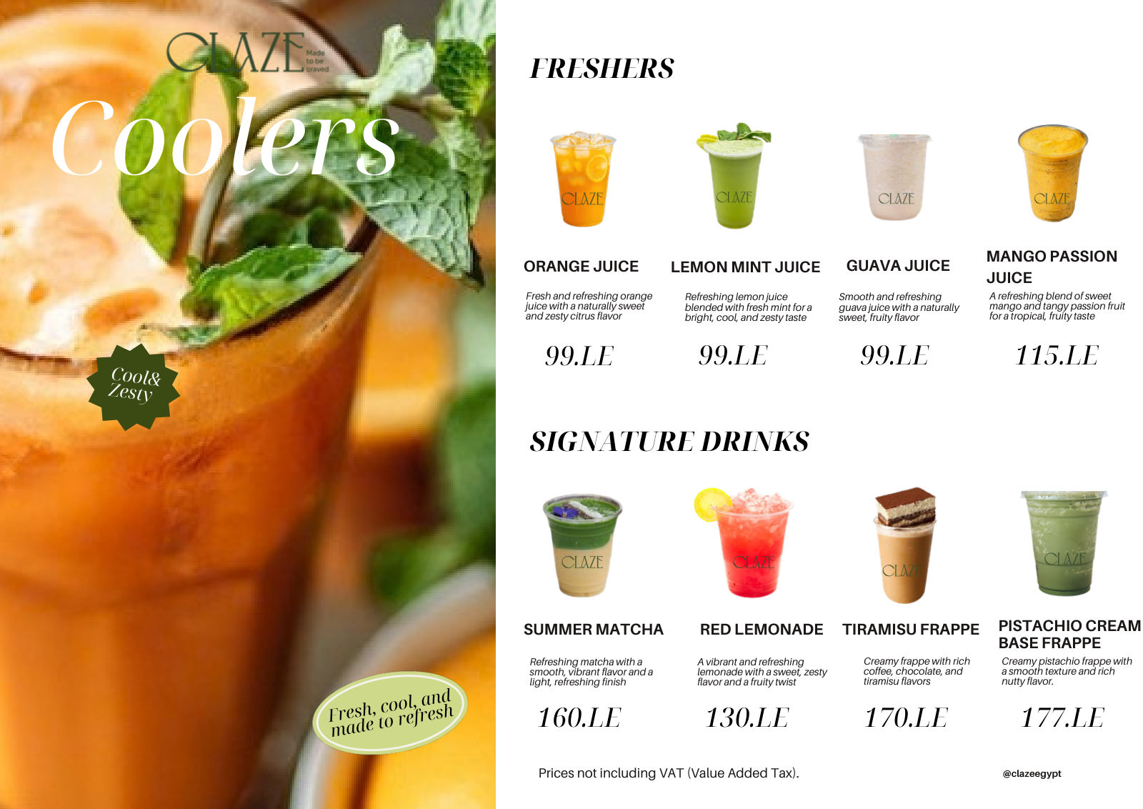 Claze menu photo 12