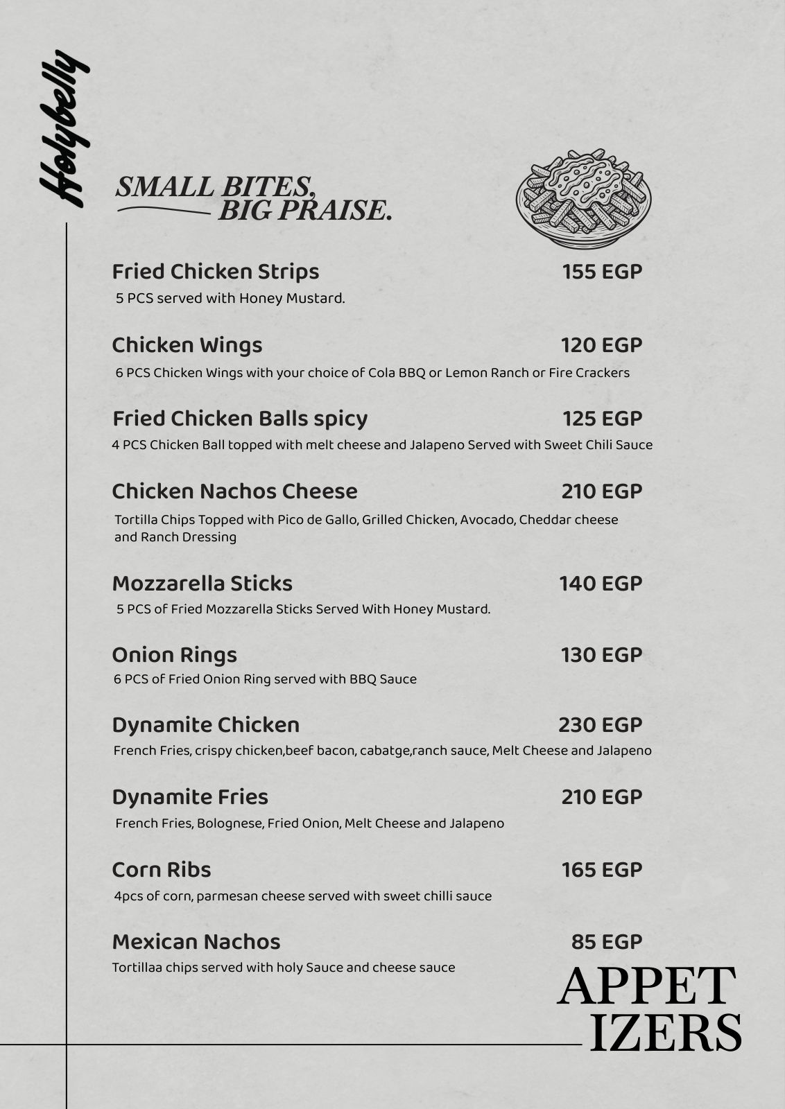 Hollybelly Kafr Abdo menu photo 11