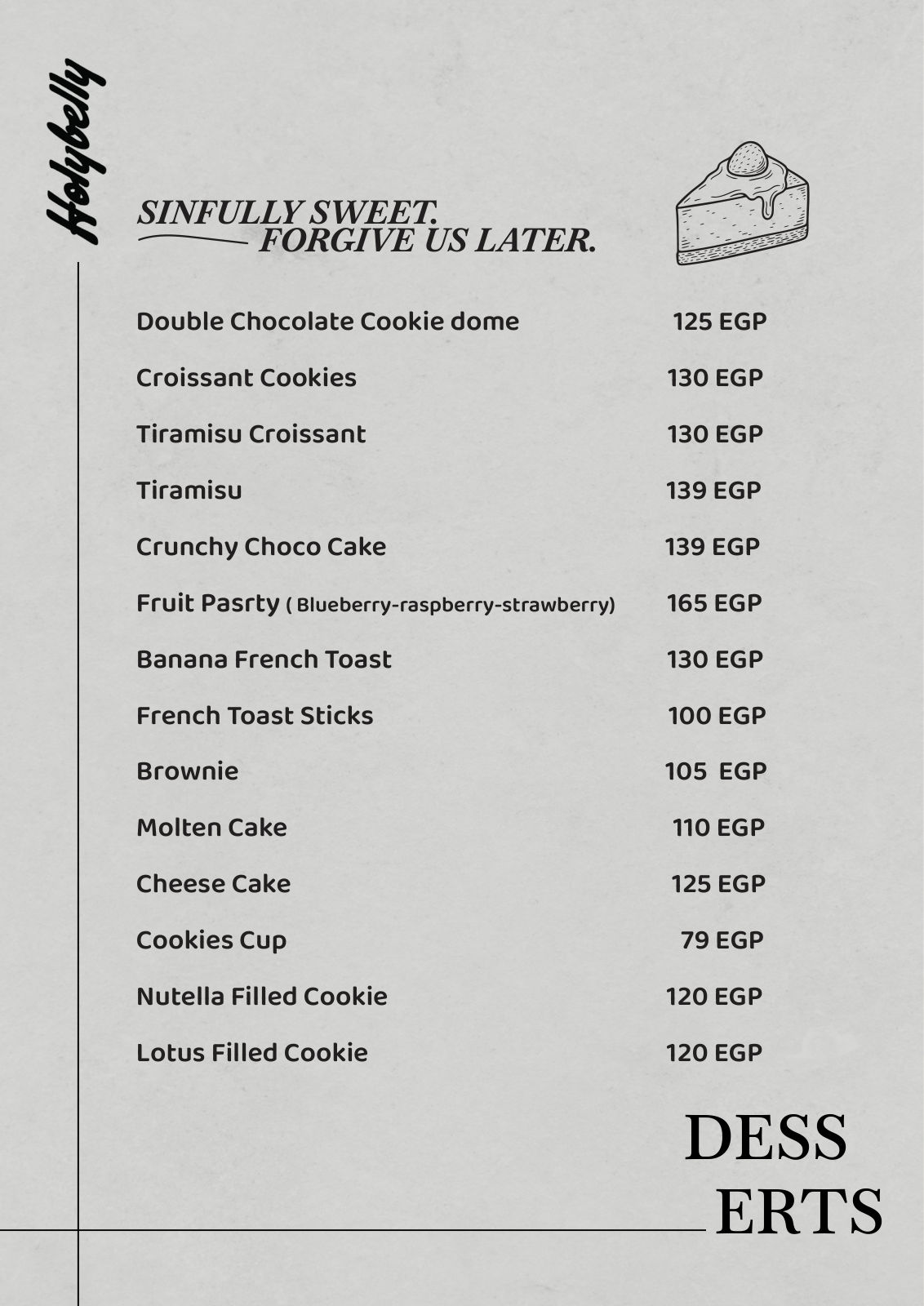 Hollybelly Kafr Abdo menu photo 53