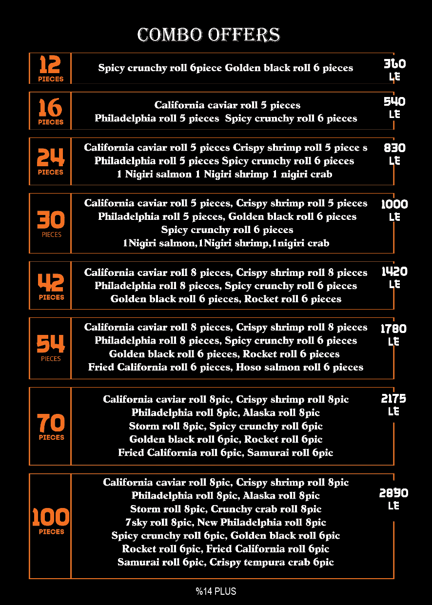 Fegoo sushi menu photo 19