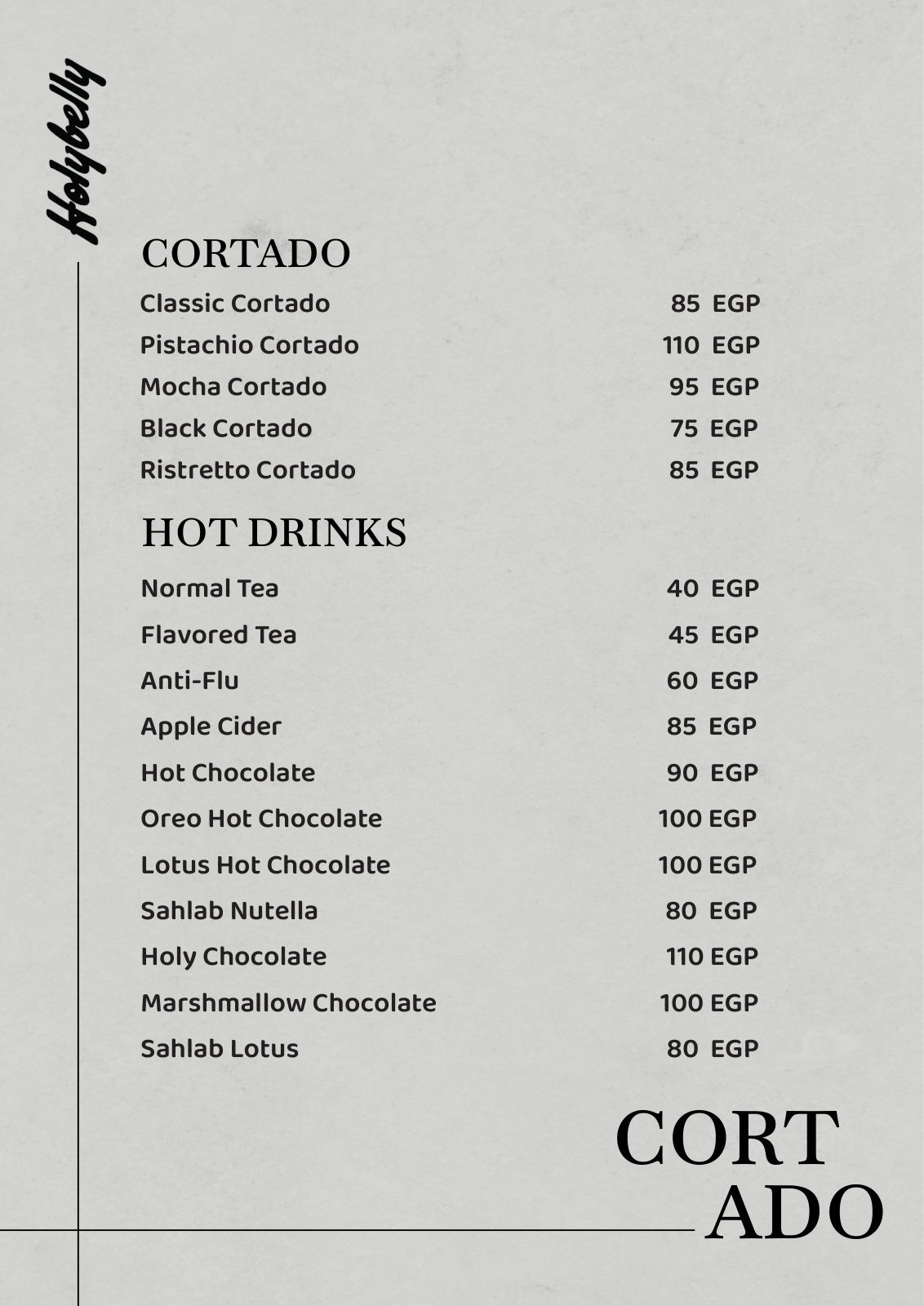 Holybelly Zayed menu photo 33