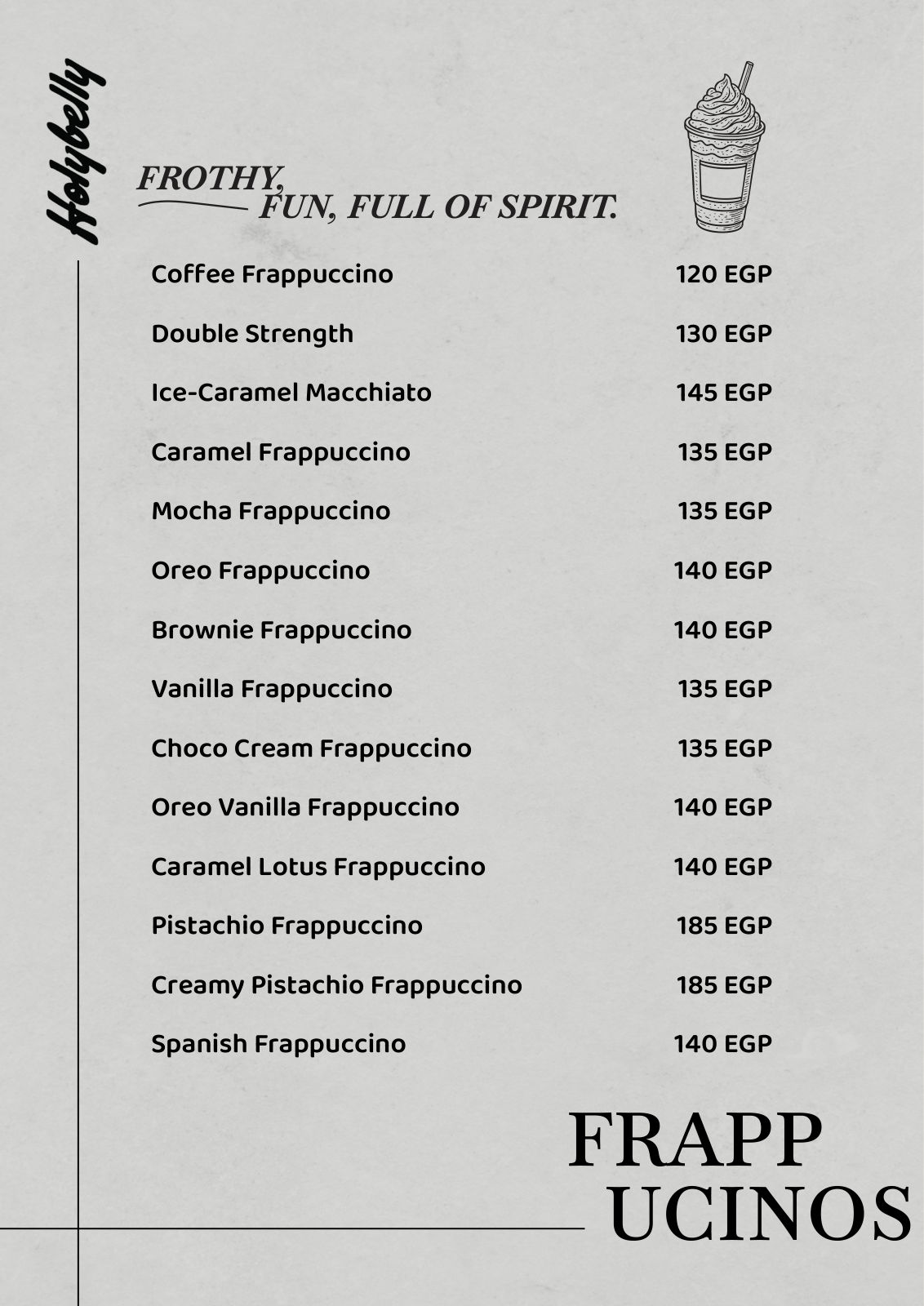 Holybelly Zayed menu photo 39