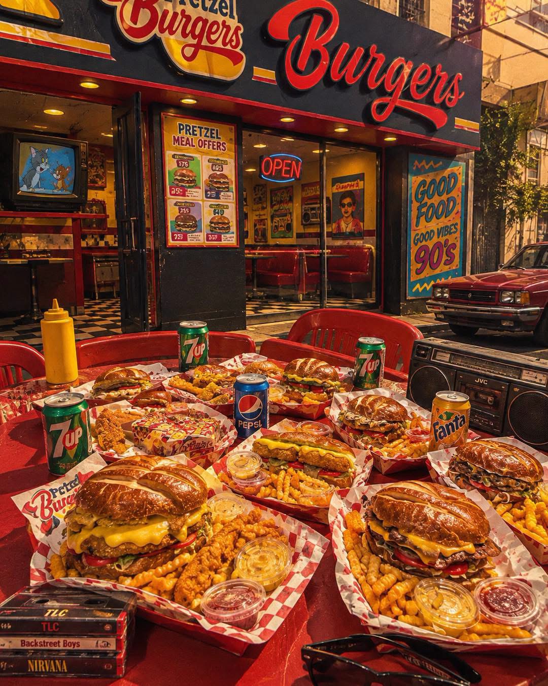 Pretzel burgers photo 3
